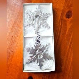 DANSK TEALIGHT SNOWFLAKE SET